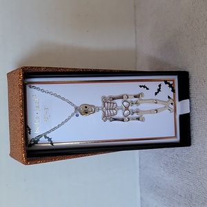 Bella Jack skeleton necklace 32 inch with 3 inch extender
